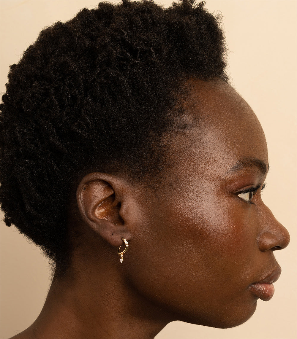 Small Melt Hoops - Trendy Gold & Silver Stackable Earrings for Women | Minimalist Dainty Hoop Earrings for Everyday Wear | Perfect for Work, Date Night & Casual Outfits