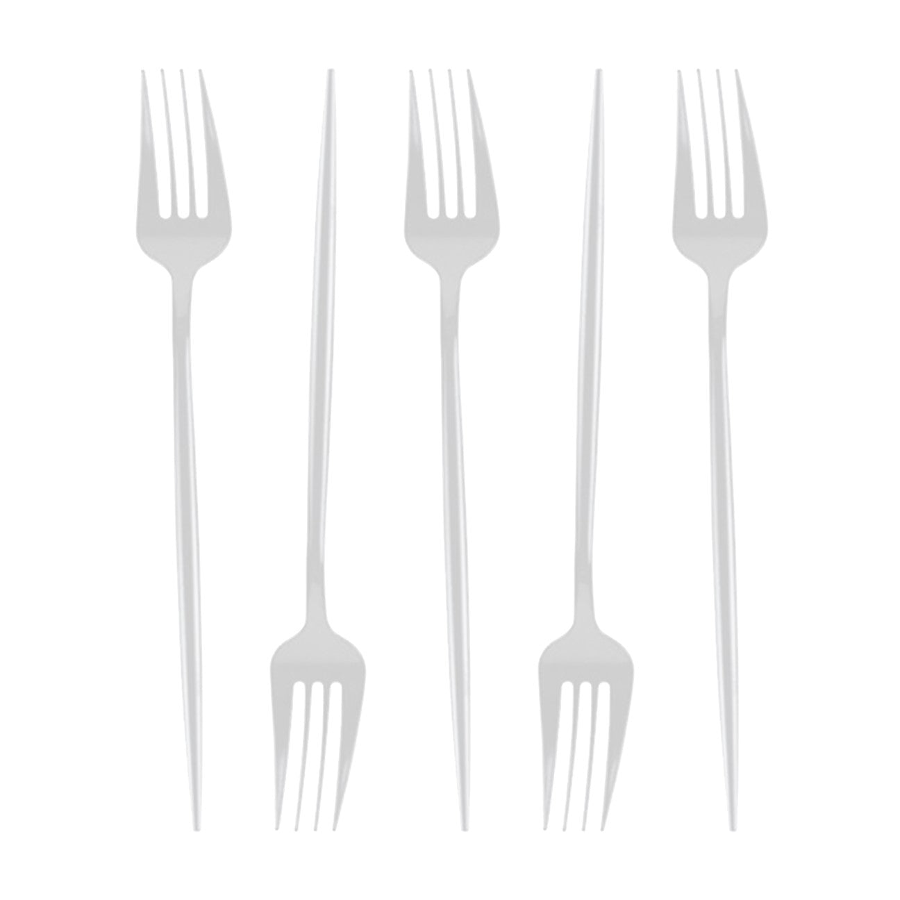 Premium 32-Piece White Flatware Set - Elegant Dinnerware for Parties, Weddings & Formal Dining - Durable Stainless Steel Cutlery Collection