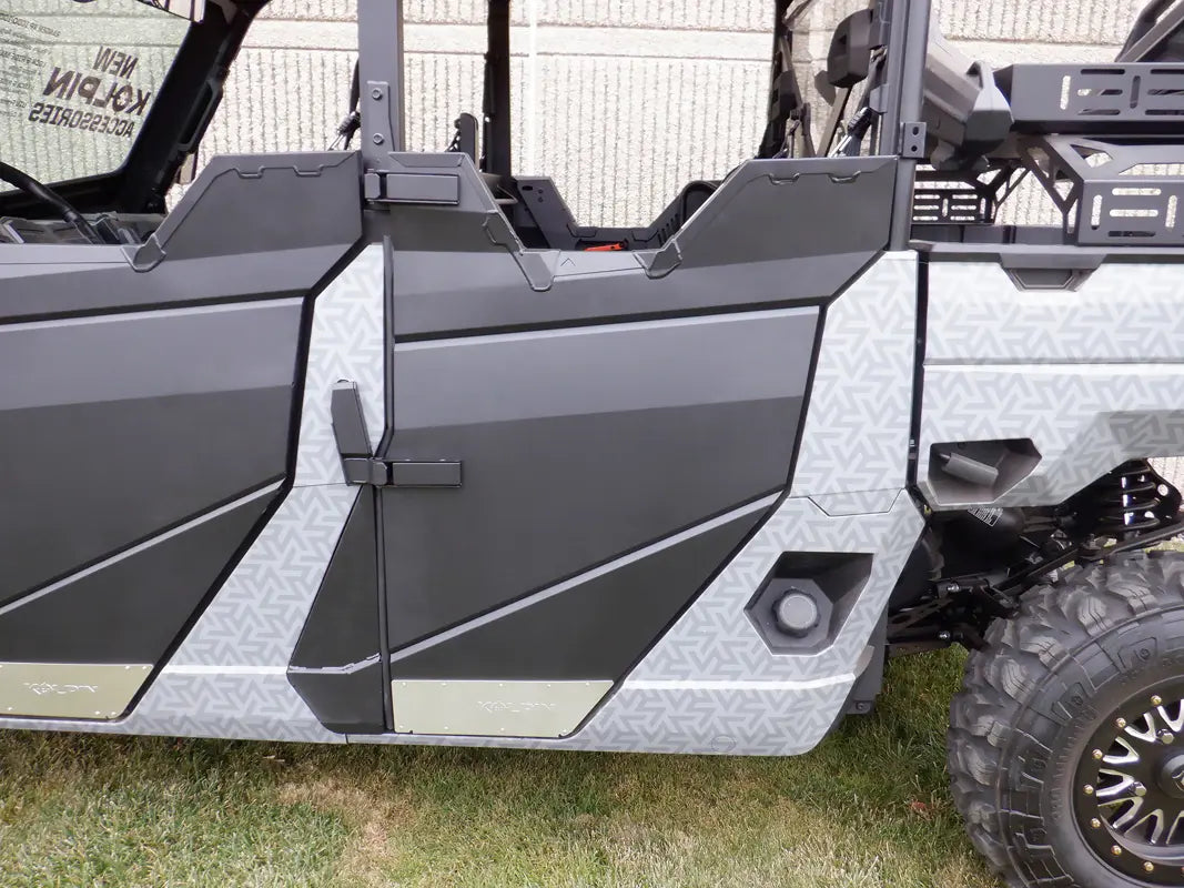 KOLPIN 32010 Rear Half Doors for Polaris Ranger 1000 & XP 1000 CREW - Durable UTV Accessories for Off-Roading, Hunting & Farm Work