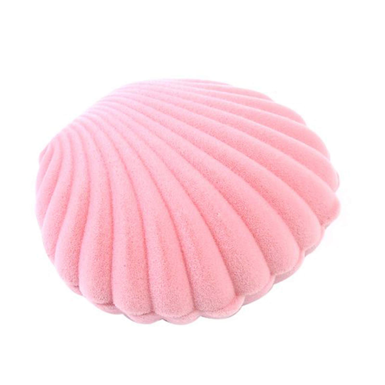 Fashionable Velvet Jewelry Storage Box for Necklaces, Earrings, Rings & Watches - Shell-Shaped Design with Lid - Perfect Gift for Birthdays, Valentine's Day (Pink, One Size) - Ideal for Travel, Home Organization & Jewelry Protection
