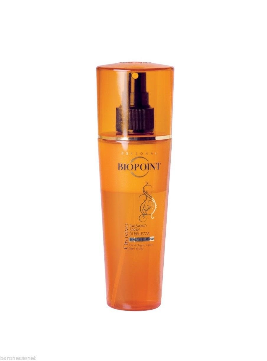 BIOPOINT OROVIVO Beauty Spray Conditioner for All Hair Types - 150ml Silkiness Shine Treatment for Dry, Damaged & Frizzy Hair - Perfect for Daily Use, Salon Styling & Travel Hair Care
