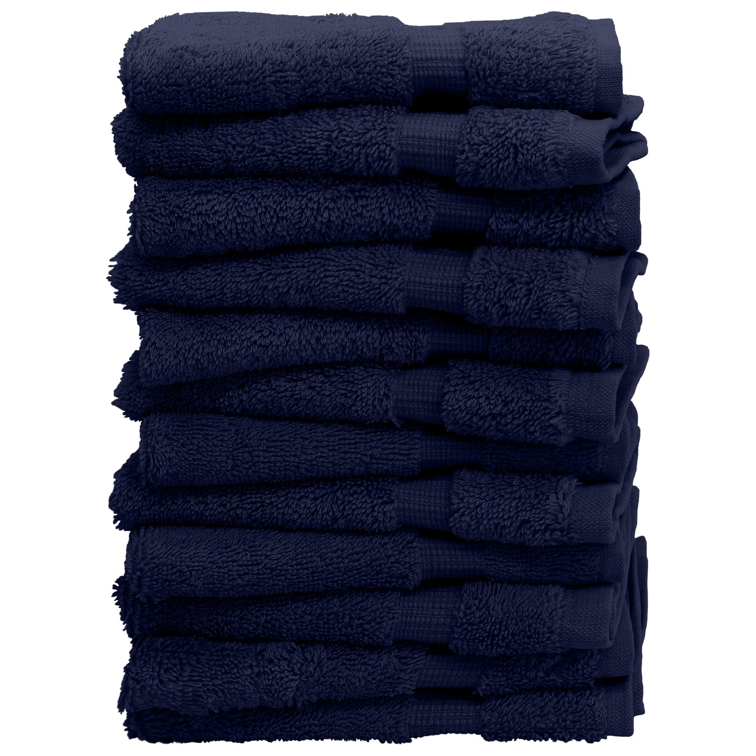 Premium 100% Turkish Cotton 700 GSM Washcloths - Luxury Hotel & Spa Quality, Eco-Friendly Towel Set for Body Wash, Makeup Removal & Facial Cleaning (13