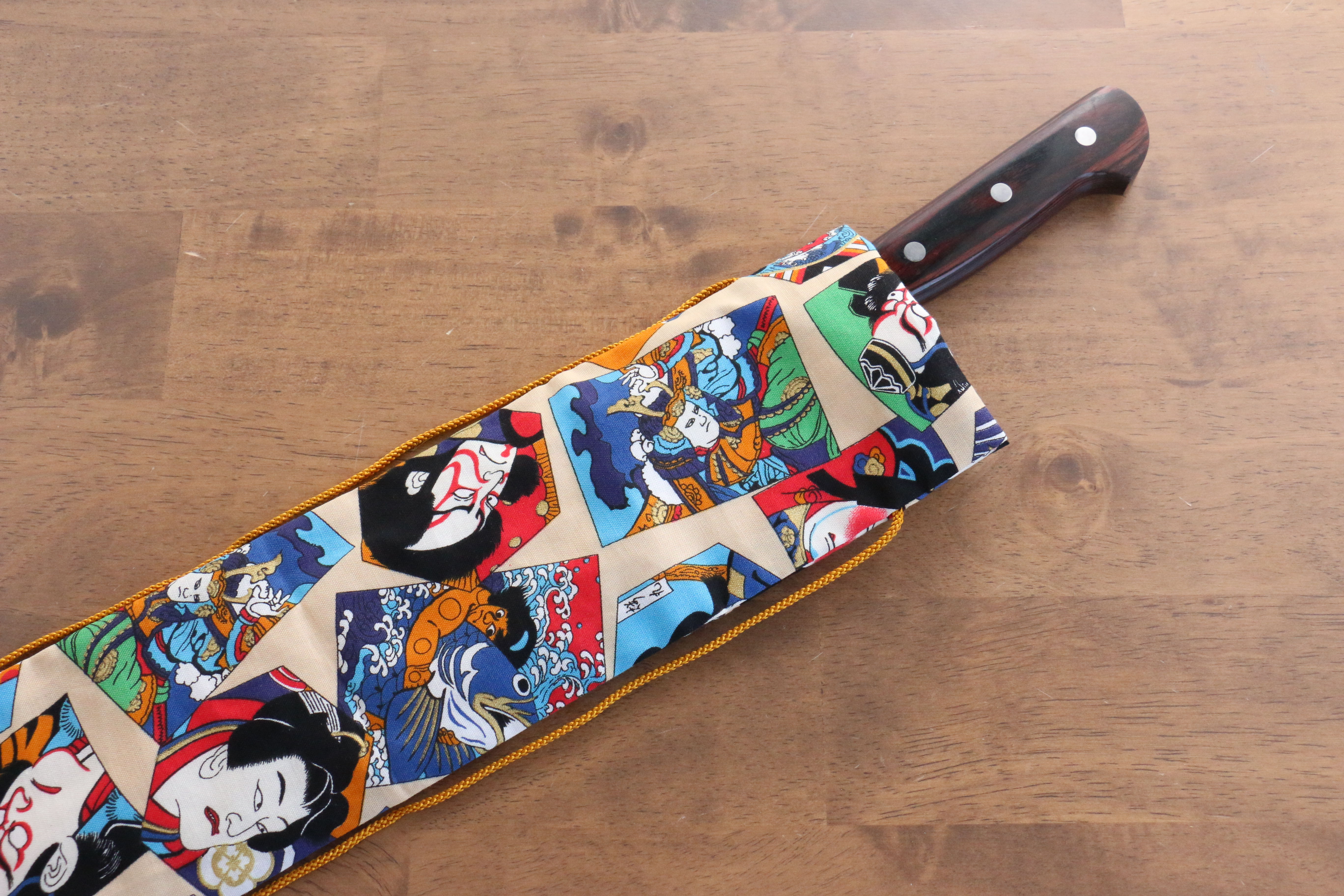 Premium Japanese Style Knife Roll - 1 Pocket Chef Knife Bag for Professional Chefs & Home Cooks - Perfect for Kitchen Storage, Travel & Culinary School