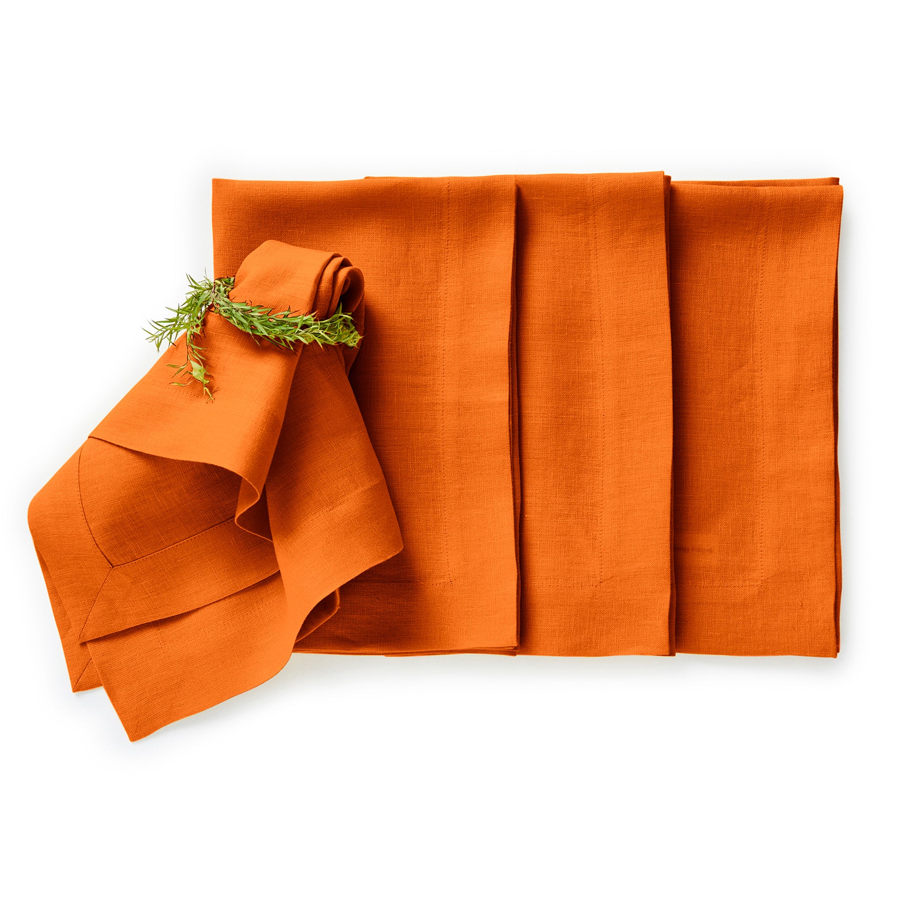 Premium Sonoma Linen Napkins Set of 4 - 100% Natural Cotton Dinner Napkins for Formal Dining, Wedding, and Holiday Table Settings