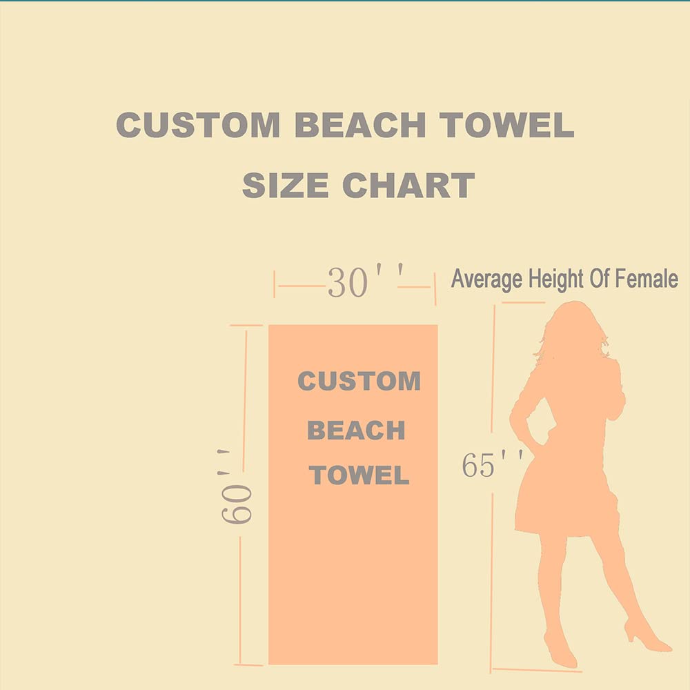 Custom Personalized Beach Towel for Kids & Women - Soft Toddler & Travel Beach Towel - Pink Cabana Stripe Design - Perfect for Pool, Vacation, Summer Outings and Beach Trips