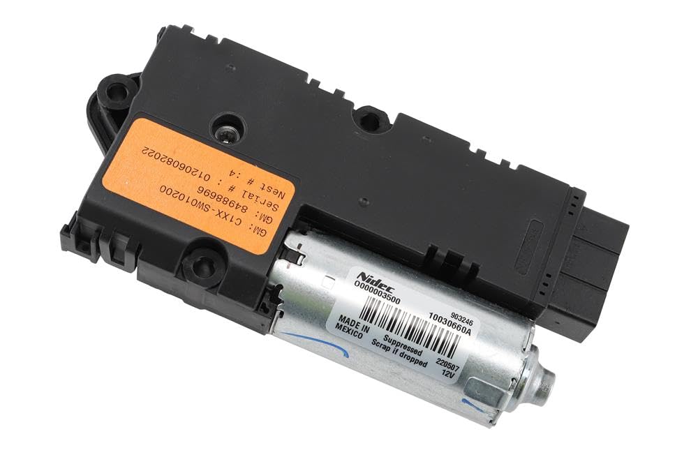 GM Parts 85554846 Sunroof Window Motor with Control Module - Replacement Power Roof Motor for GM Vehicles | Perfect for Sunroof Repairs & Maintenance