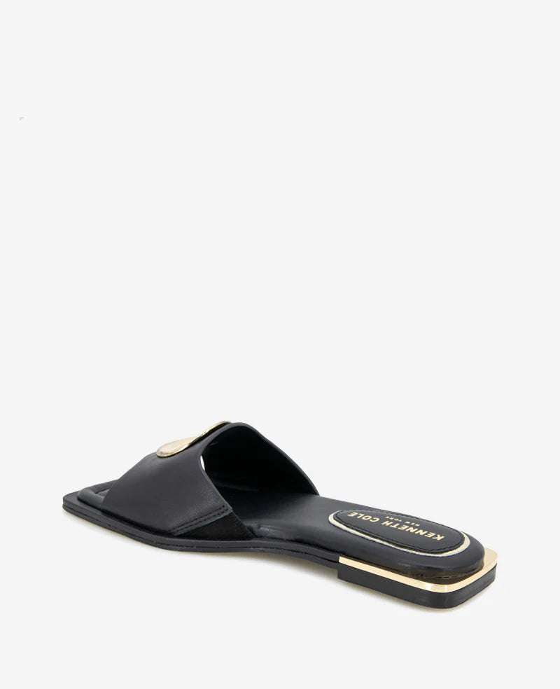 Kenneth Cole Asher Black Women's Loafers - Comfortable Slip-On Shoes for Work, Office & Casual Wear