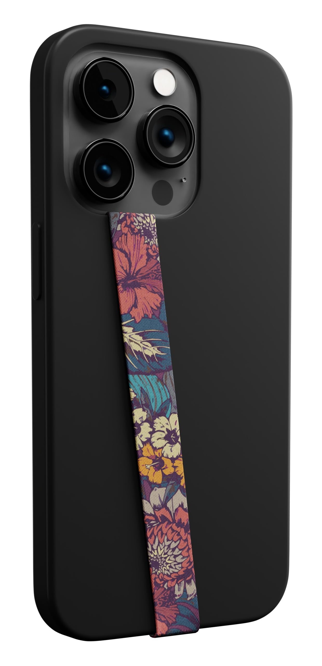 Non-Elastic Phone Grip Strap Holder - Small Lightweight Discreet Finger Loop for Cell Phones - Perfect for One-Hand Use While Driving, Working Out or Taking Selfies