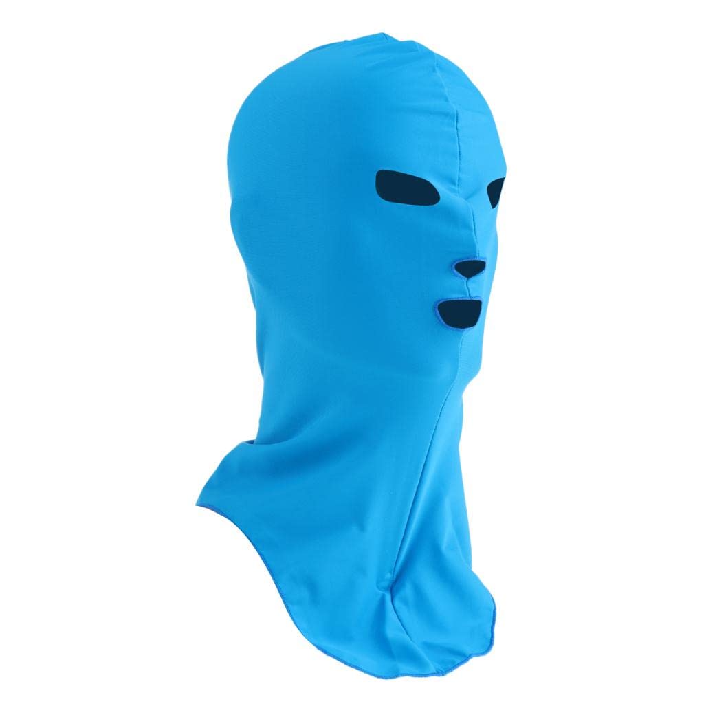UV Protection Swim Cap with Face Mask - Waterproof Sunblock Head Hood for Swimming, Snorkeling & Outdoor Water Activities