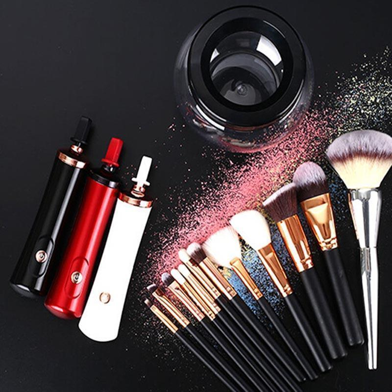 Electric Makeup Brush Cleaner - Automatic Cleaning Tool for Cosmetics Brushes | Perfect for Home, Salon & Travel Use