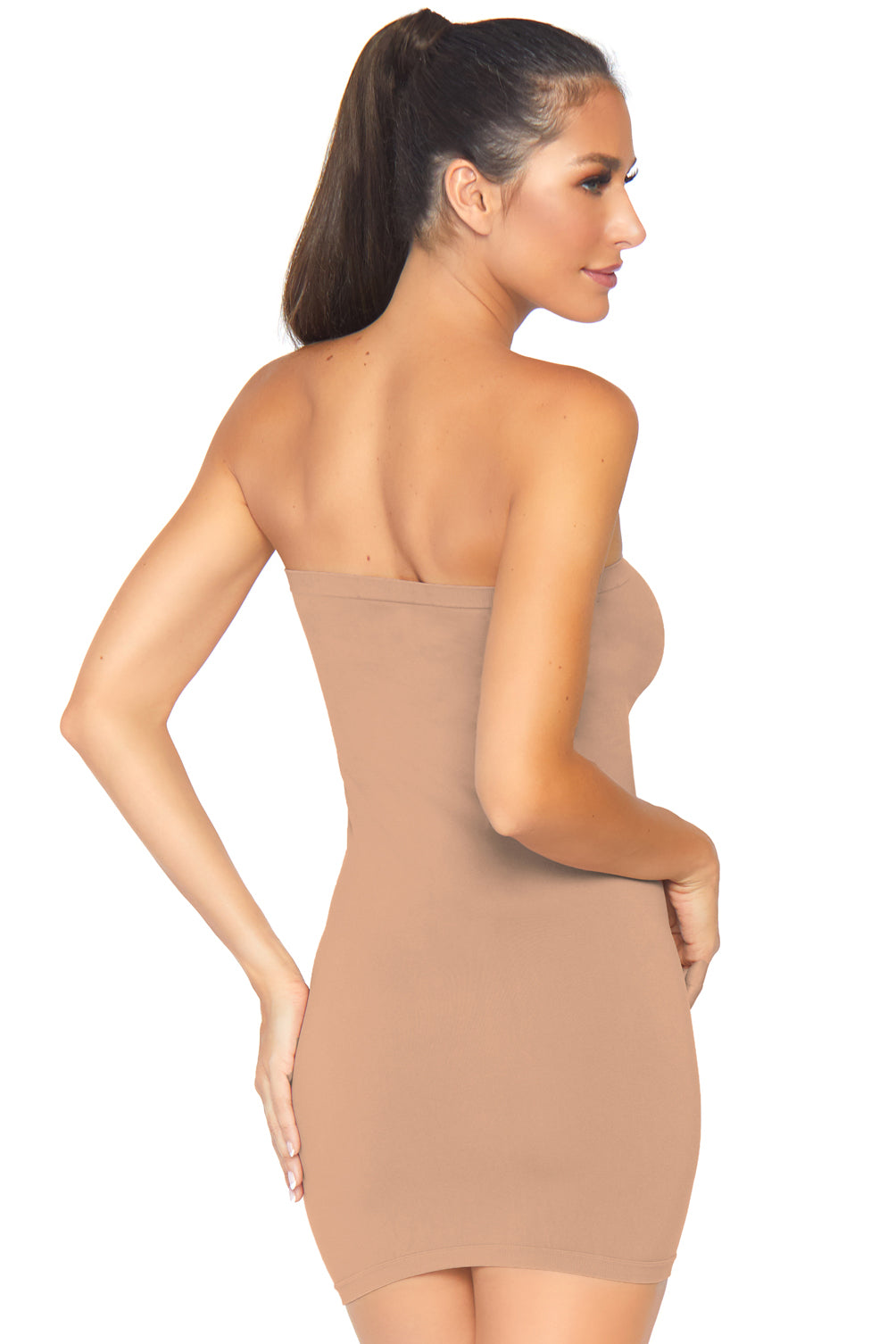 Sexy Strapless Tube Dress for Women - Stretchy Bodycon Mini Dress for Night Out, Party, Club & Date Night