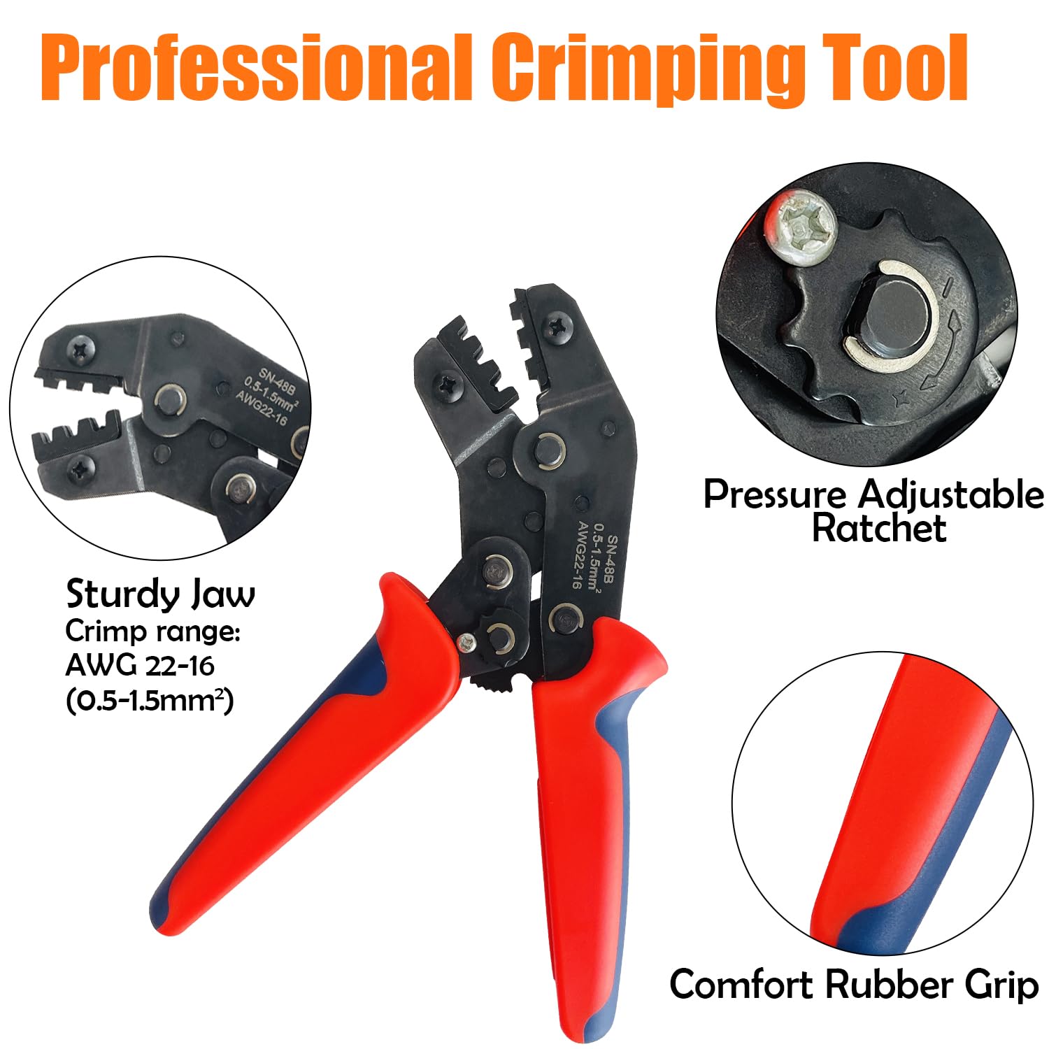 353Pcs Waterproof Electrical Wire Connector Terminals Kit - 1/2/3/4 Pin Automotive Connectors with Crimper Tool - for Car, Marine, Motorcycle Wiring & Electrical Repairs - DIY Auto, Boat, Bike Electrical Projects