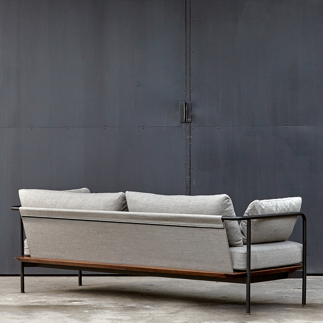 Premium Crawford Sofa 2.0 - Modern 3-Seater Fabric Couch with Sturdy Wooden Legs | Perfect for Living Room, Lounge, and Family Gathering Spaces