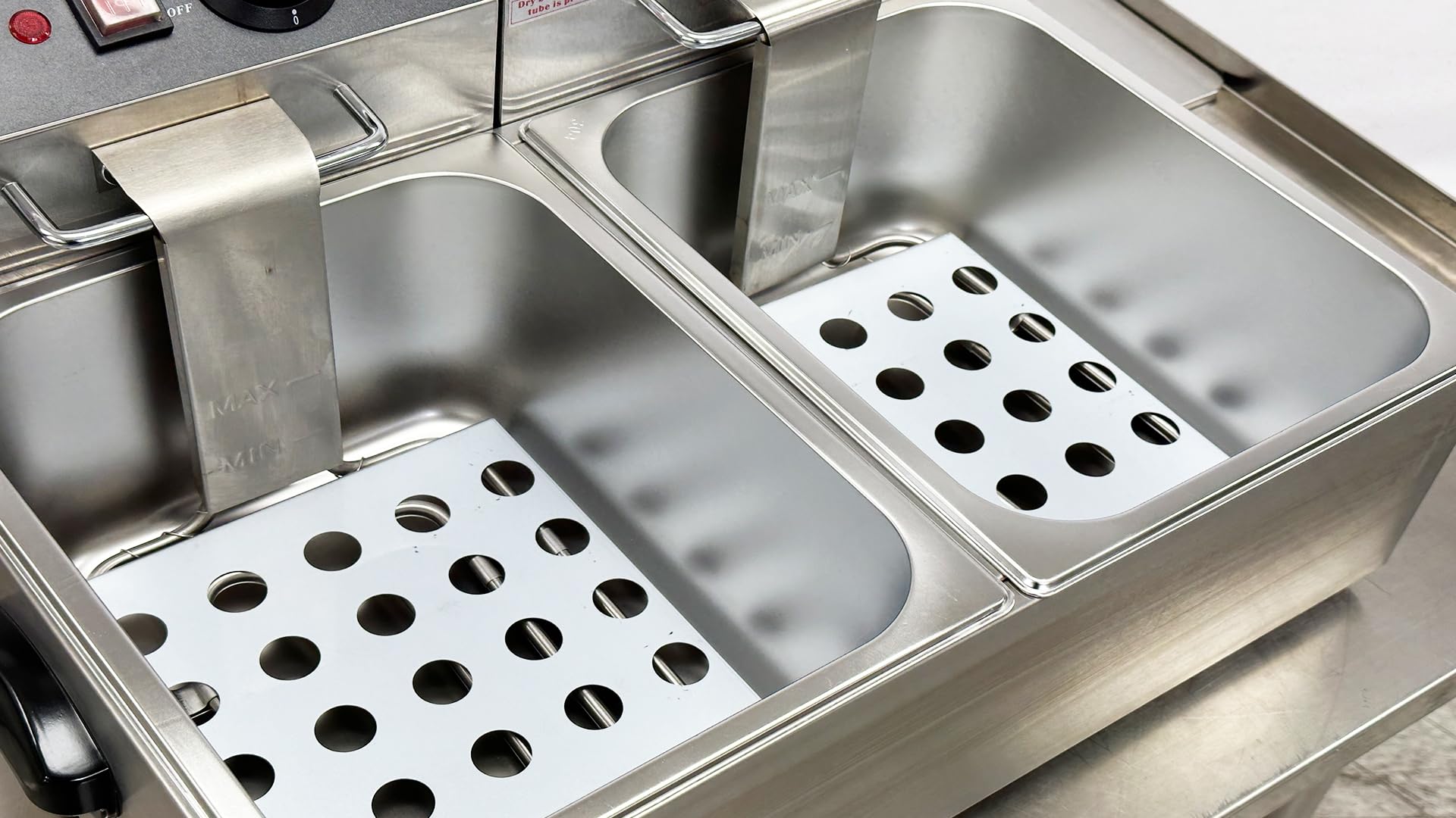 Commercial Electric Countertop Deep Fryer 12L - NSF & ETL Certified - Perfect for Restaurants, Food Trucks & Catering Businesses