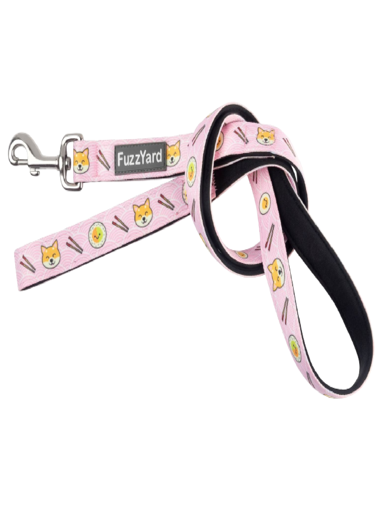 Premium FuzzYard Dog Leash for Shiba Inu - Adjustable Nylon Lead with Comfortable Handle (2 Sizes) - Perfect for Walking, Training & Outdoor Adventures