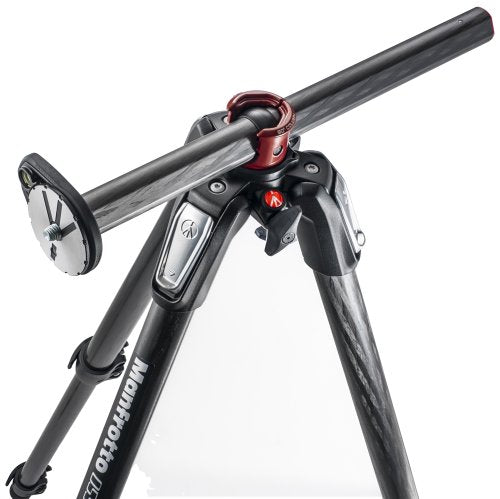 Manfrotto 055 3-Section Aluminum Tripod with 90° Center Column - Professional Camera Tripod for DSLR, Video & Photography - Perfect for Outdoor, Studio & Travel Use
