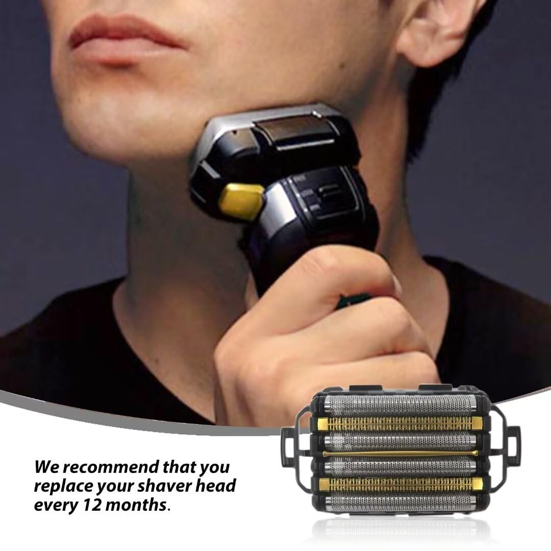 GRABOTE 2024 Replacement Shaver Outer Foil Set for Panasonic ARC6 ES-LS9A-K/ES-LS8A-K/WES9600P/ES9600 Models - Universal Shaving Foil Replacement for Smooth Shaving at Home or Travel