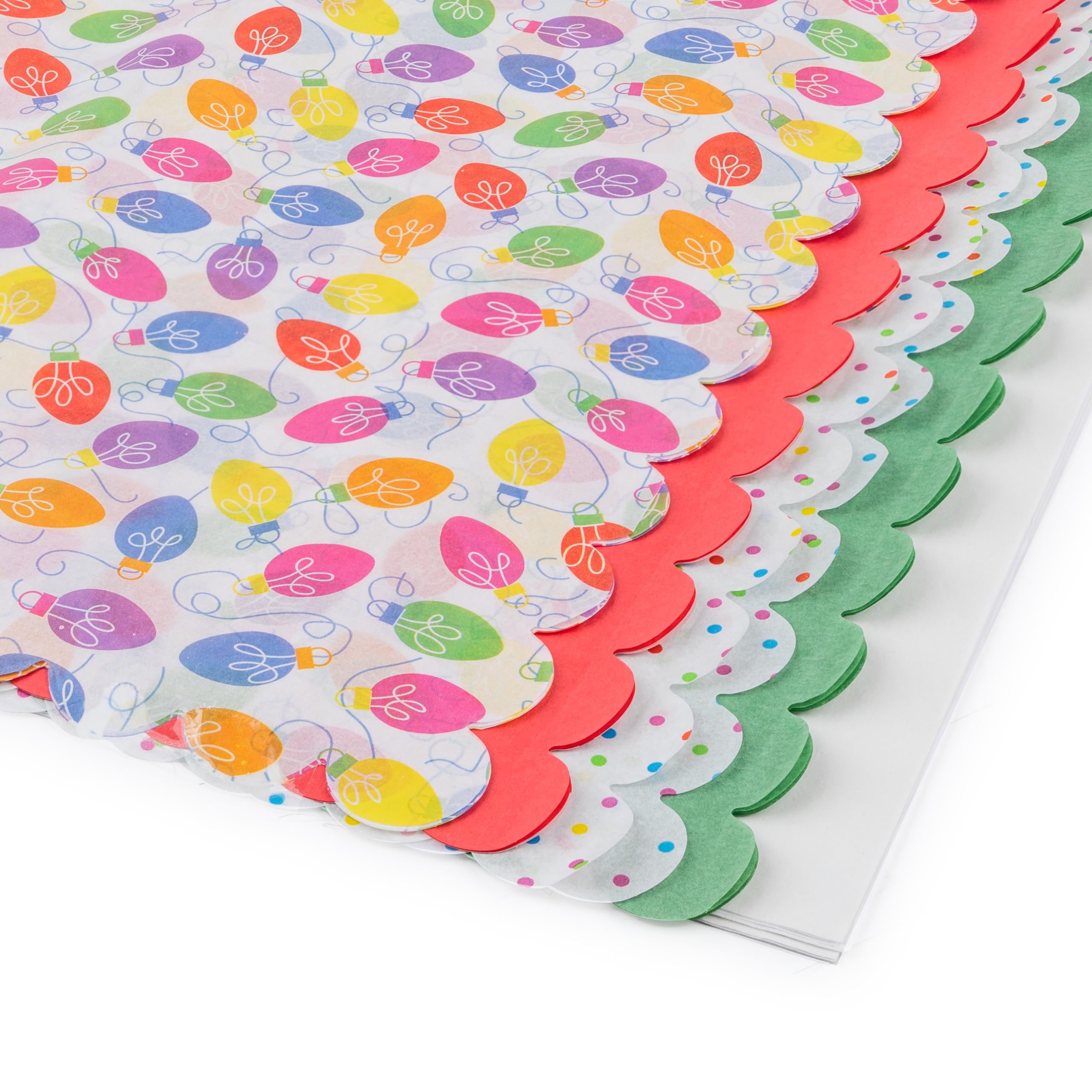 Premium Christmas Tissue Paper for Gift Bags - 100 Sheets Holiday Gift Wrapping Paper Bulk Pack - Perfect for Christmas Presents, Party Favors & Festive Decorations
