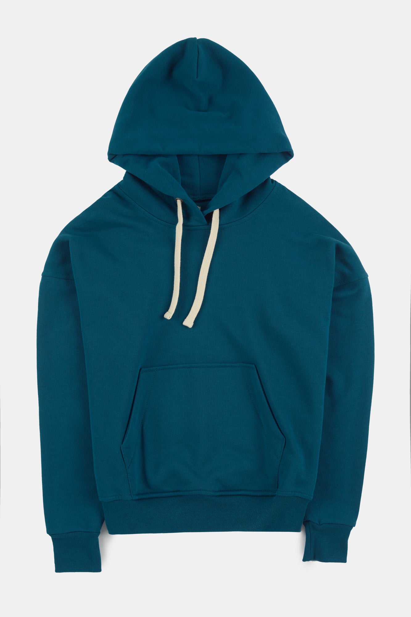 Women's Hooded Sweatshirt - Soft Fleece Pullover with Front Pocket | Teal Green Casual Wear for Women | Perfect for Fall, Winter & Outdoor Activities