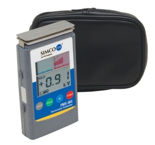 FMX-003 Handheld Electrostatic Field Meter - Digital Static Charge Tester by SIMCO | Portable Static Electricity Detector for Industrial, Laboratory & Cleanroom Use