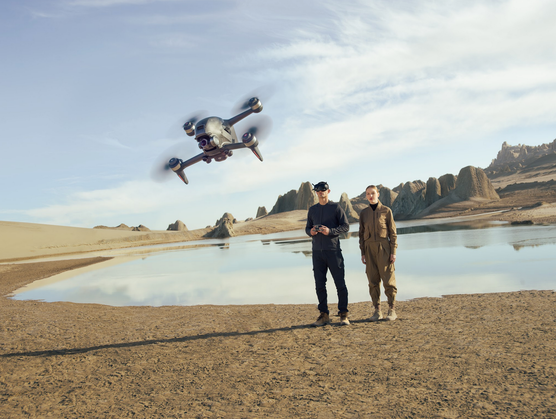 DJI FPV Combo 1 - Immersive First-Person View Drone with Goggles & Remote Controller for Aerial Photography, Racing & Adventure (Perfect for Outdoor Exploration, Cinematic Shots & Drone Racing Events)