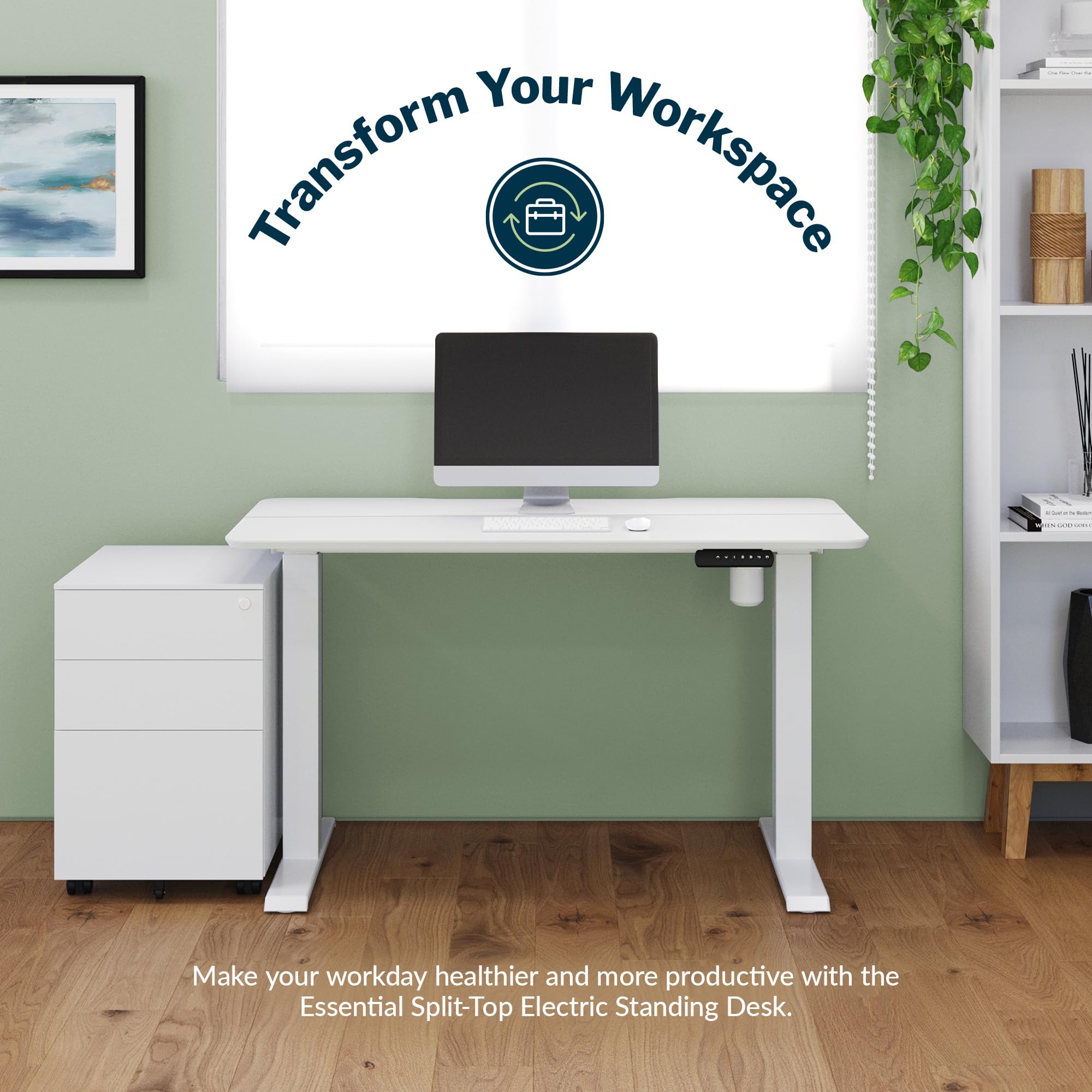 Vari Essential Height Adjustable Electric Standing Desk - 48