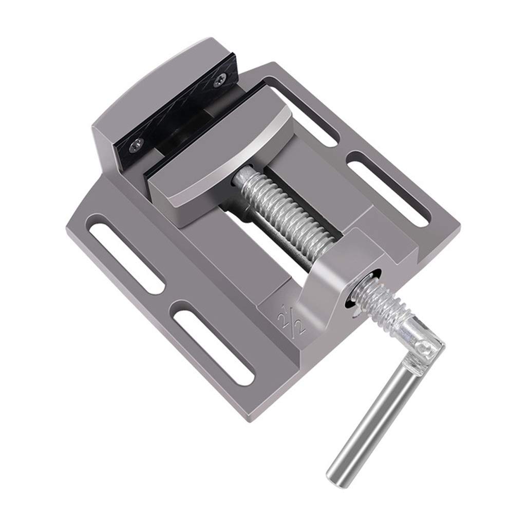 Heavy Duty 2.5 Inch Industrial Drill Press Vise - Milling & Drilling Clamp Machine Tool for Metalworking, Woodworking & Workshop Accessories | Perfect for DIY Projects, Metal Fabrication & Precision Drilling