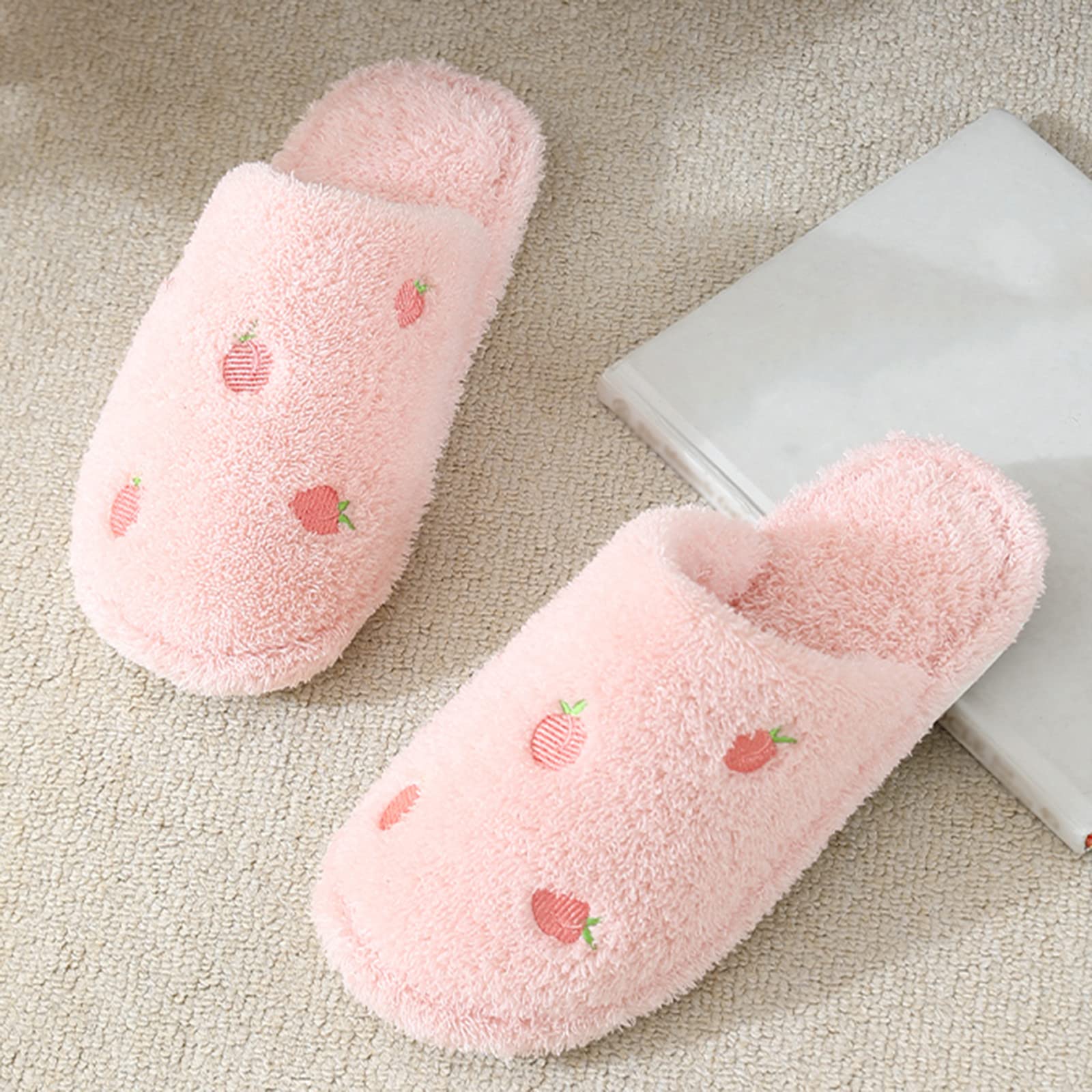 Cozy Non-Slip Winter Slippers for Women & Men - Warm Cotton House Shoes with Anti-Slip Sole for Indoor/Outdoor Use - Perfect for Home, Office, and Cold Weather Comfort
