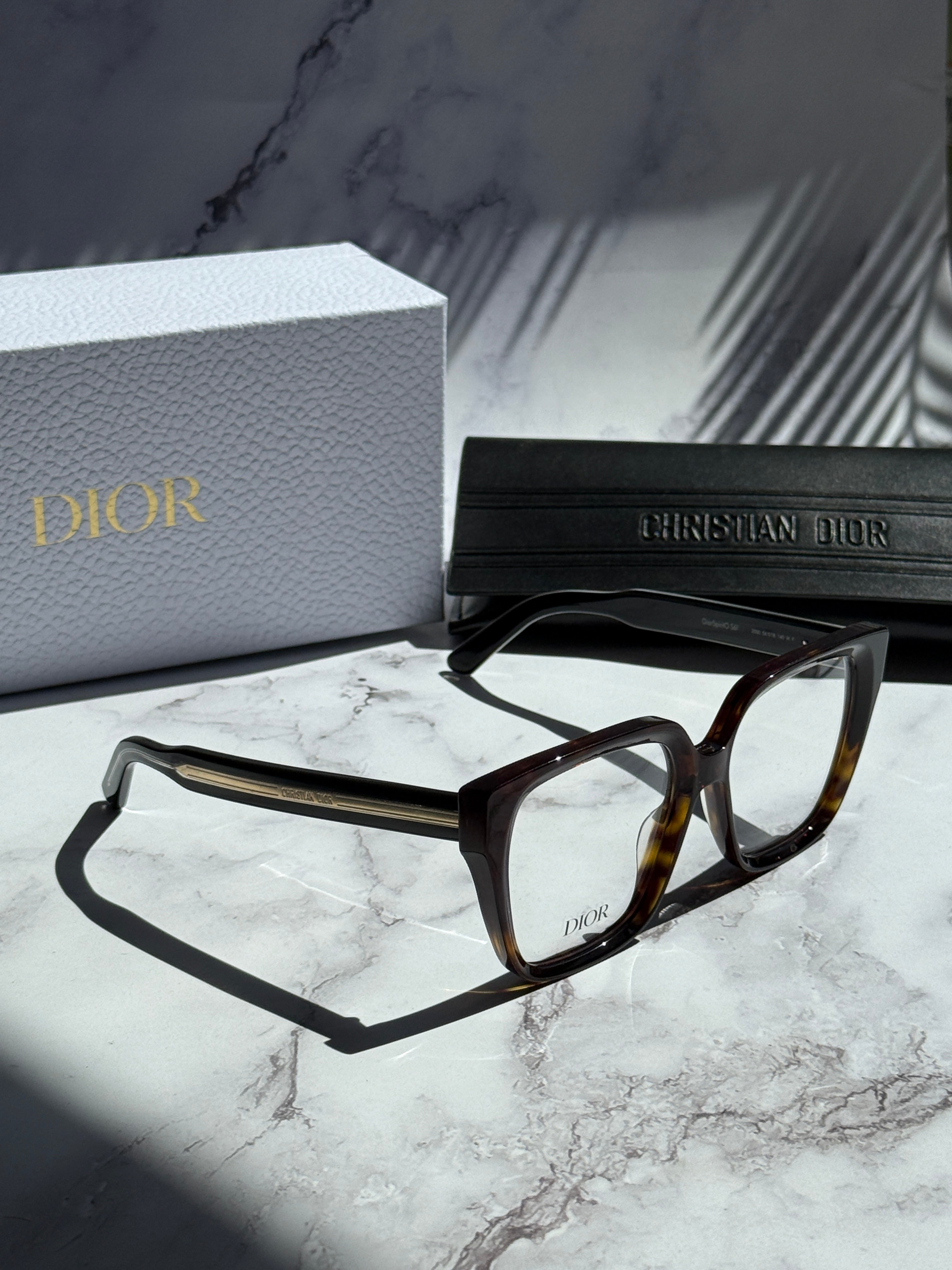 Dior SpiritO S6I Oversized Sunglasses in Dark Havana Brown - Stylish UV Protection for Women & Men, Perfect for Beach, Driving & Fashion Outfits