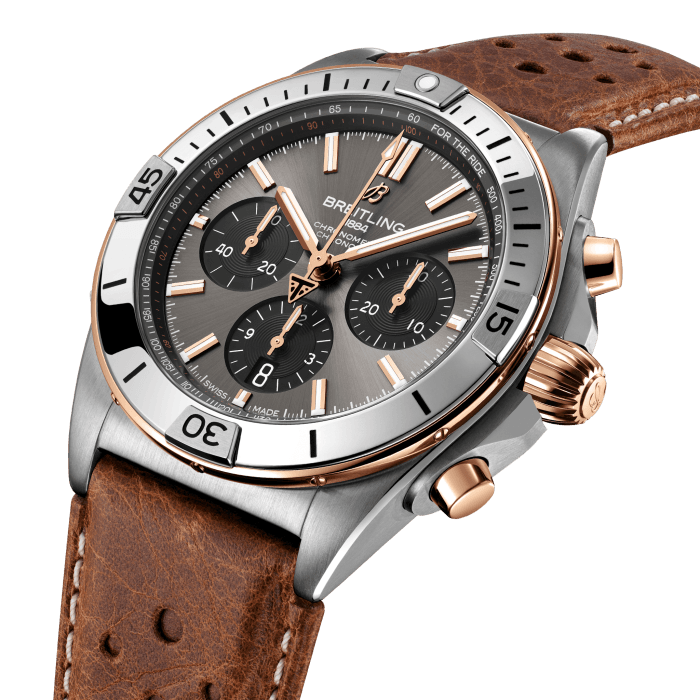 Breitling Chronomat Chronograph Men's Watch - Titanium & 18k Red Gold Luxury Timepiece for Business, Gifting & Special Occasions