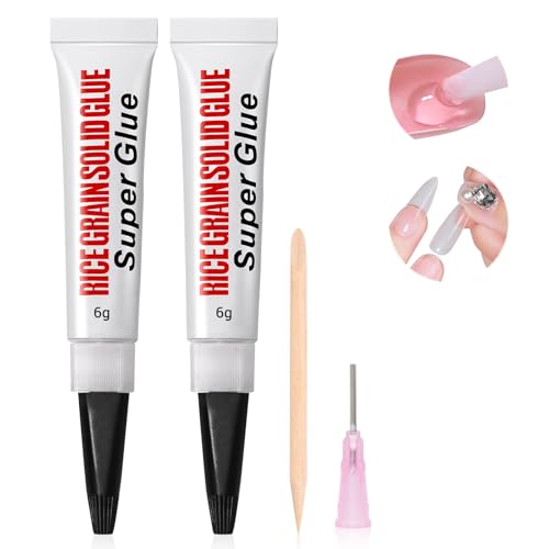 2pcs rice nail glue