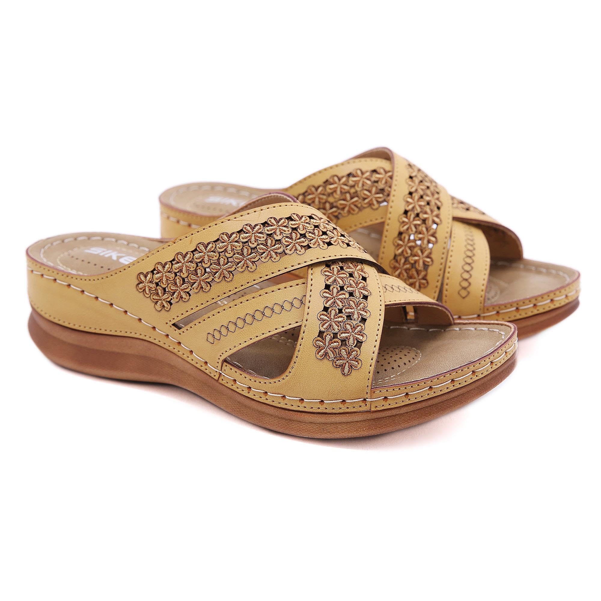 Women's Comfortable Wedge Sandals for Walking, Beach & Summer - Casual & Dressy Shoes for Outdoor, Travel & Daily Wear