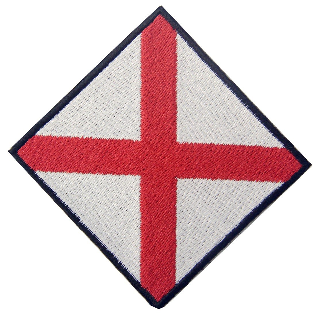 Alabama State Flag Patch - Embroidered Iron On & Sew On AL Emblem for DIY, Uniforms, Hats, Bags & Patriotic Crafts