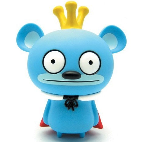 Bossy Bear Blue Plush Toy - Cute Stuffed Animal Looking Straight Ahead | Perfect for Kids' Gifts, Nursery Decor & Collectibles