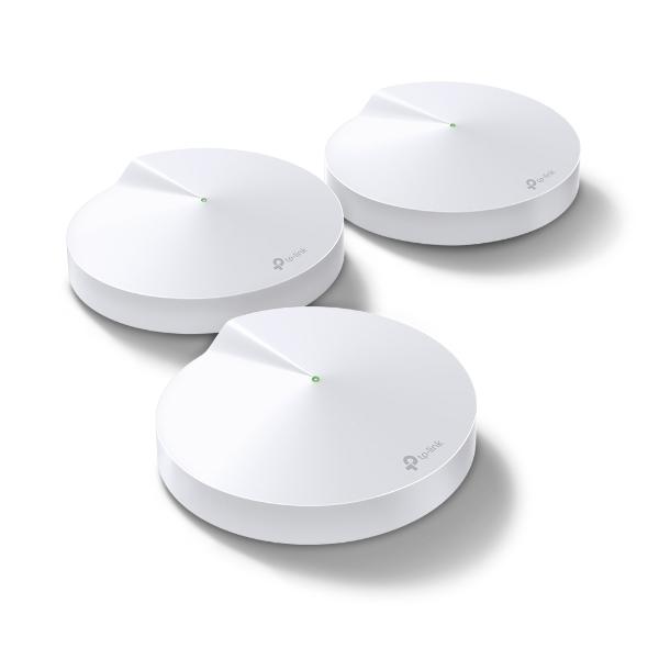 Deco M9 Plus (3-Pack) AC2200 Whole Home Mesh WiFi System - Seamless Coverage for Smart Homes, Gaming & Streaming