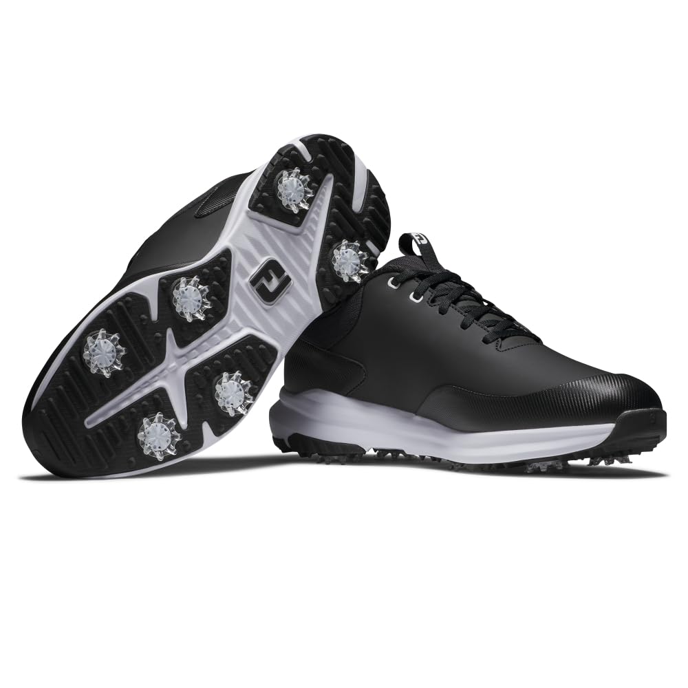 FootJoy Men's Tour Rival Spiked Golf Shoes - Waterproof Comfort for Walking & Swing Stability - Perfect for Golf Tournaments, Driving Range & Casual Wear
