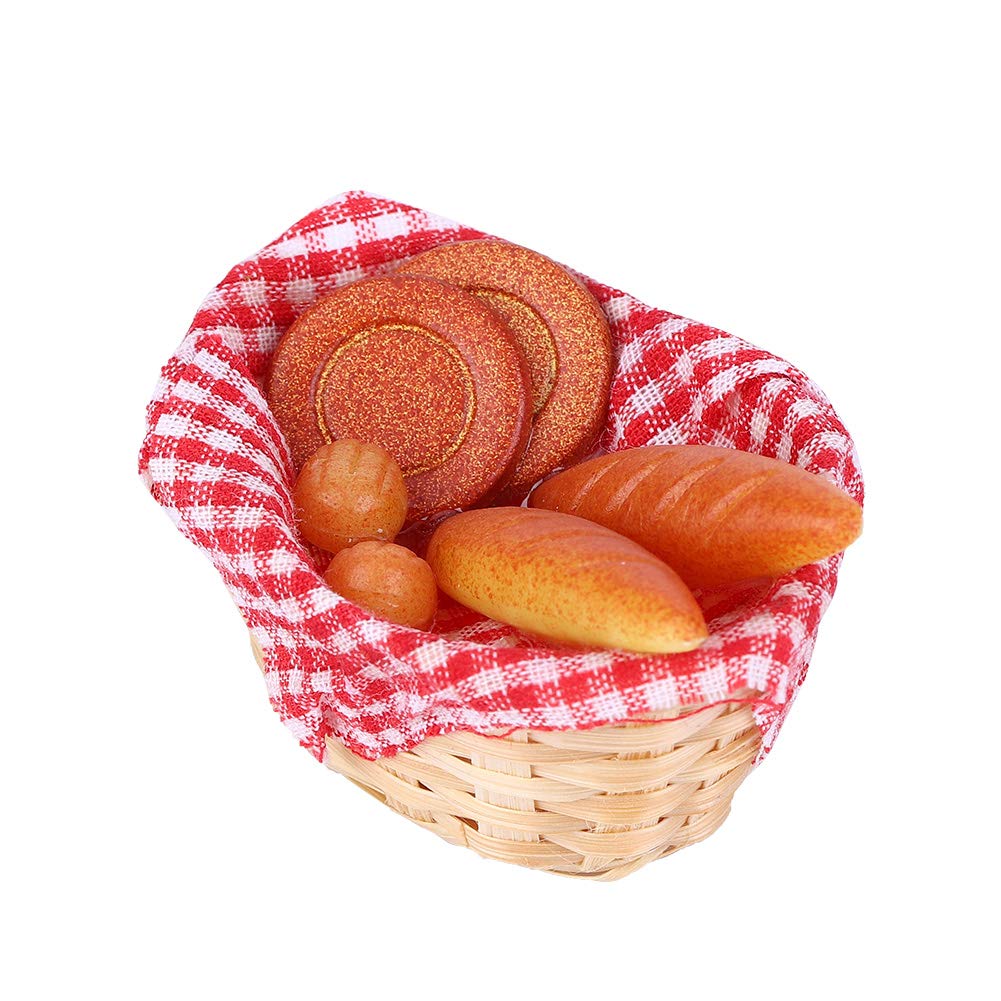 Yangsense High-Quality Miniature Doll Bread - Realistic Fake Food Toy for Kids, Dollhouse Accessories - Perfect for Playtime, Room Decor, Kitchen & Restaurant Pretend Play