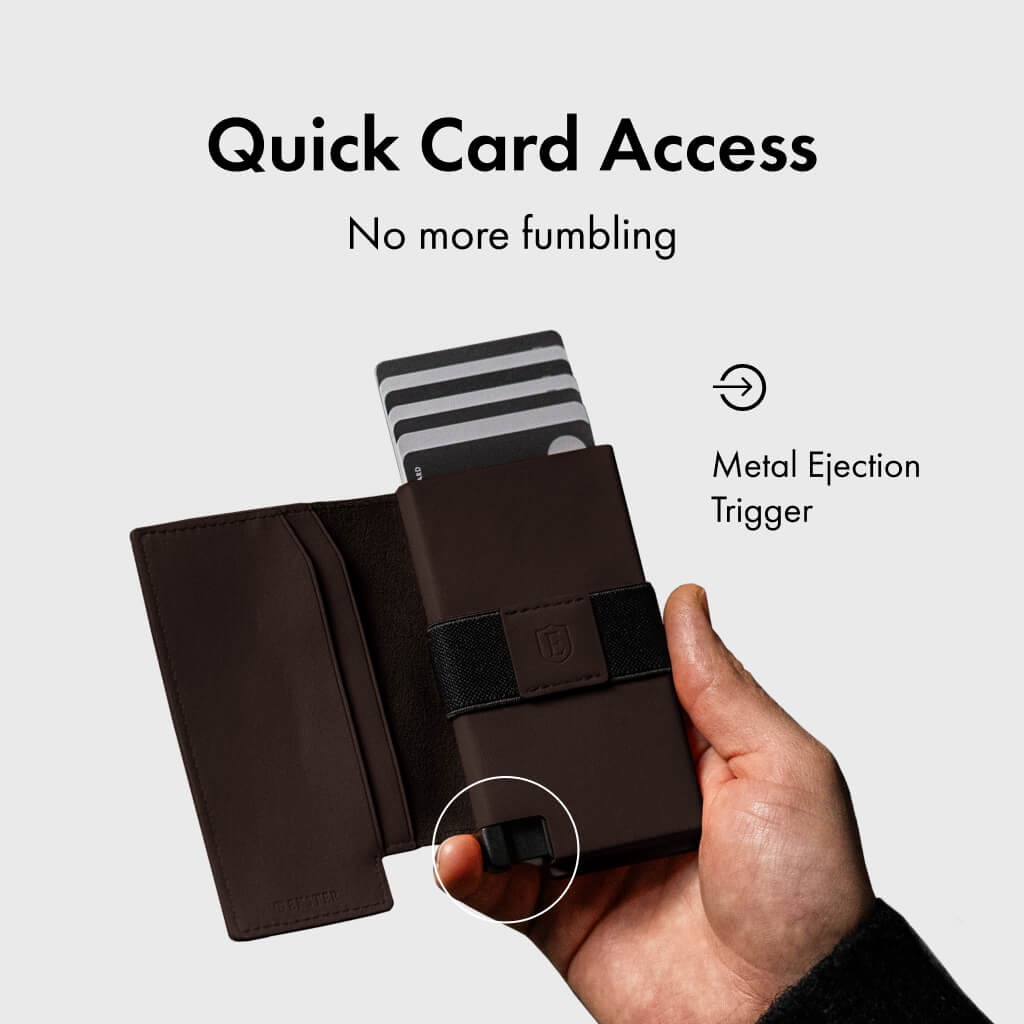 Ekster Pro RFID Blocking Wallet - Slim Minimalist Front Pocket Wallet for Men with Money Clip & Card Holder - Perfect for Travel, Business & Everyday Use