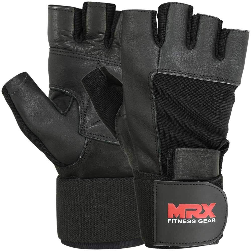 MRX Weight Lifting Gloves for Men & Women - Gym Fitness Gloves for Bodybuilding, Powerlifting & Workout - Anti-Slip, Breathable & Padded Weightlifting Gloves for Cross Training, Deadlifts & Strength Exercises