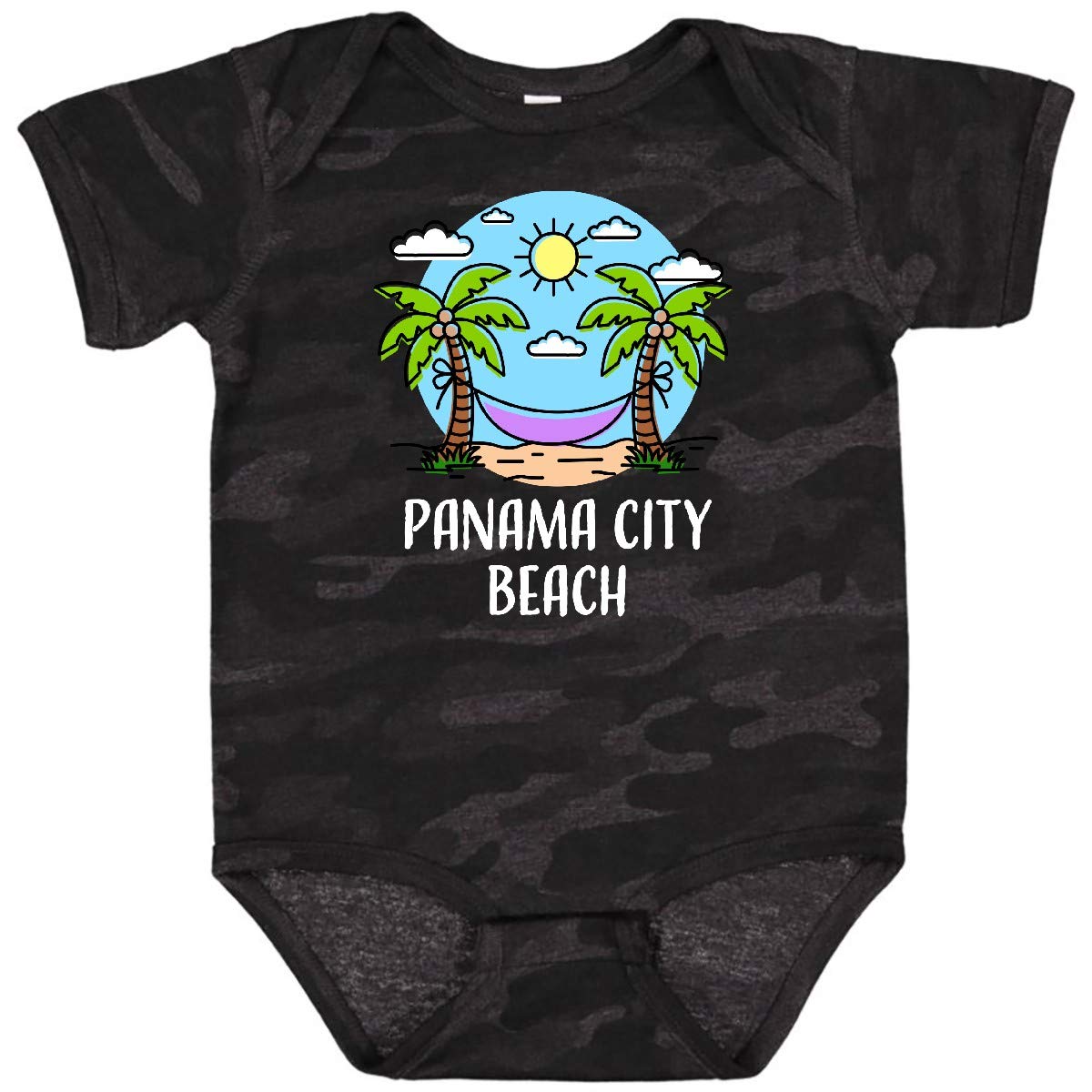 Inktastic Summer Vacation in Panama City Beach Baby Bodysuit - Cute Infant Onesie for Beach Trips & Family Vacations - Perfect Gift for Newborns & Toddlers