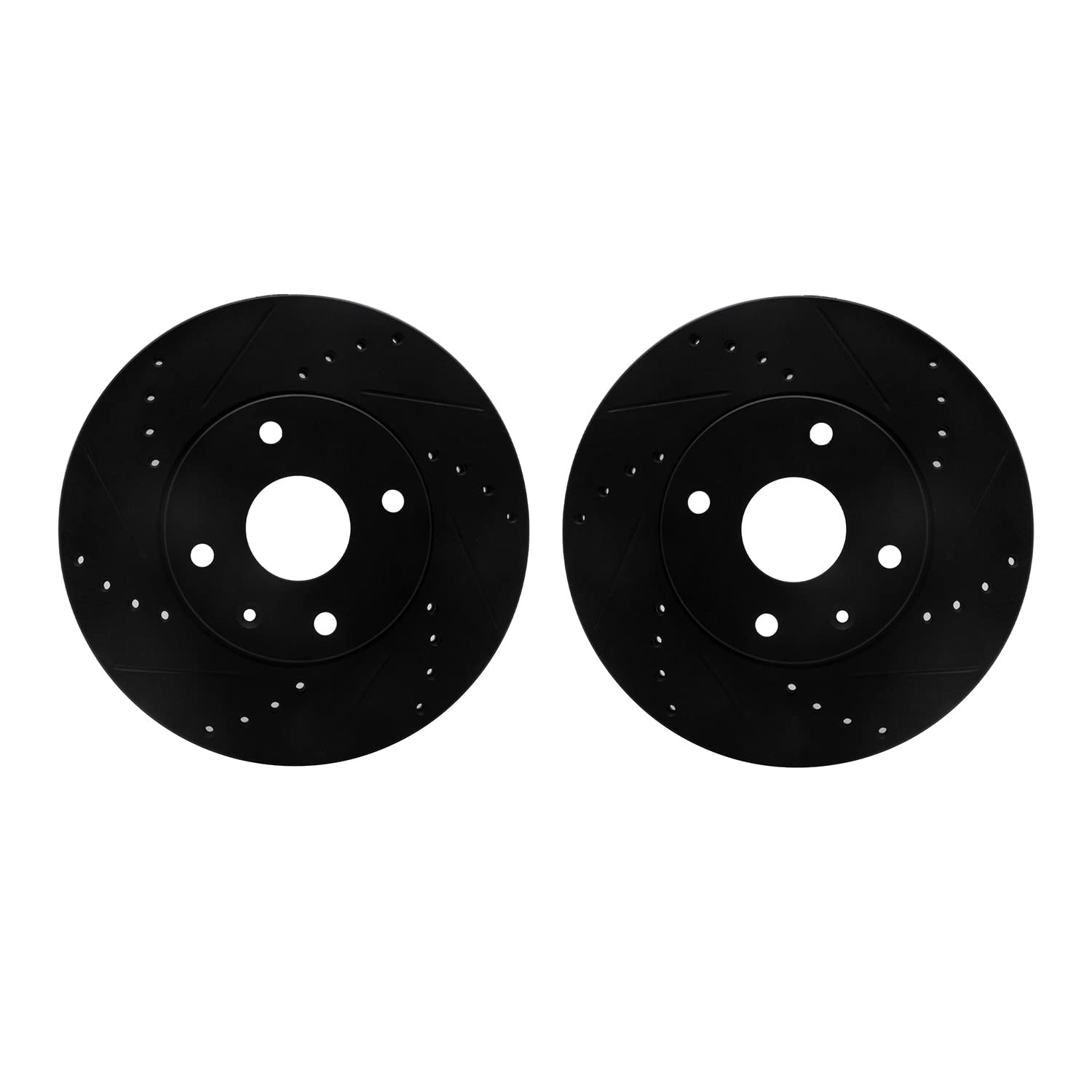 Dynamic Friction Company Rear Disc Brake Rotors Kit - Compatible with 2005-2010 Jeep Grand Cherokee & Commander | High-Performance Braking System for Off-Road Adventures & Daily Commutes