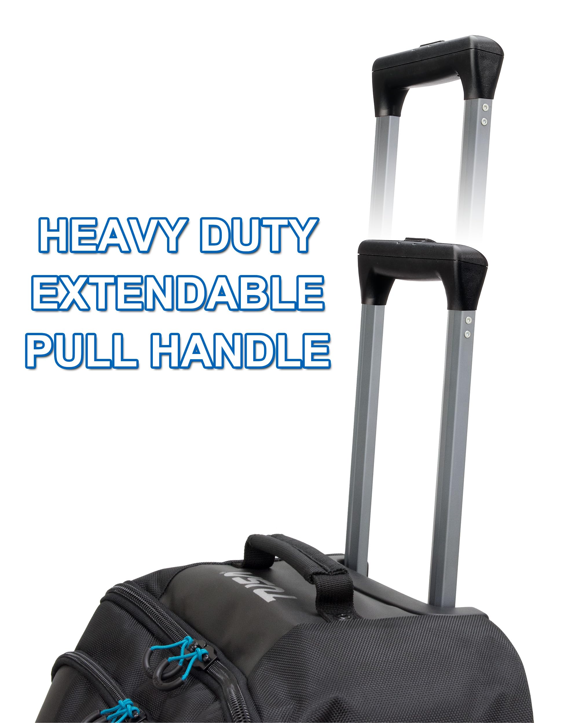 TUSA Large Rolling Suitcase - Durable Travel Luggage with Smooth Wheels for Airports, Business Trips & Vacations
