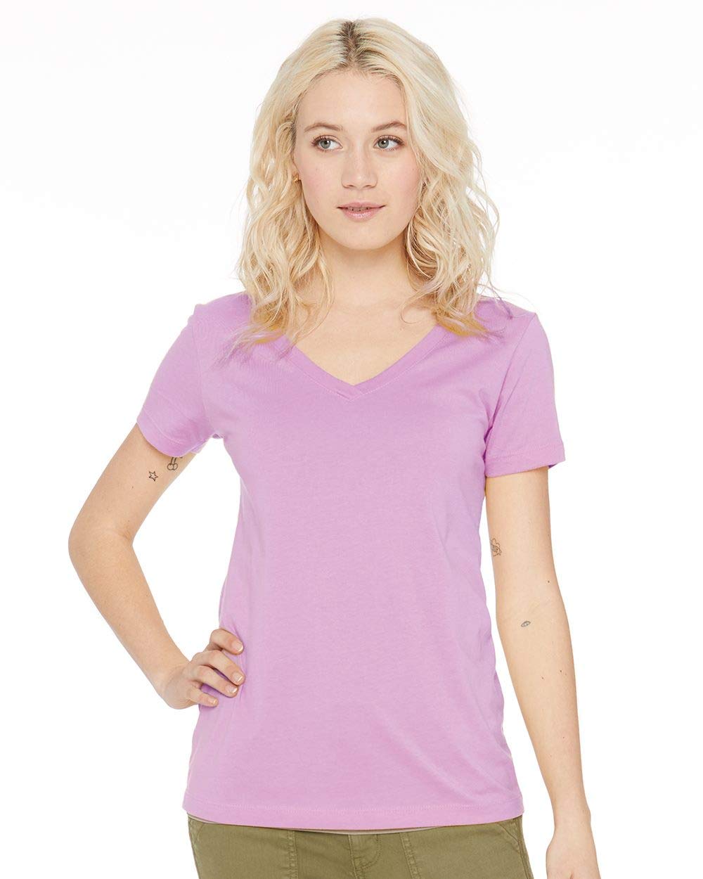 Vibrant Marilyn Multicolor Pop Art T-Shirt for Women - Junior Fit V-Neck Tee - Perfect for Casual Wear, Pop Culture Events & Retro Fashion