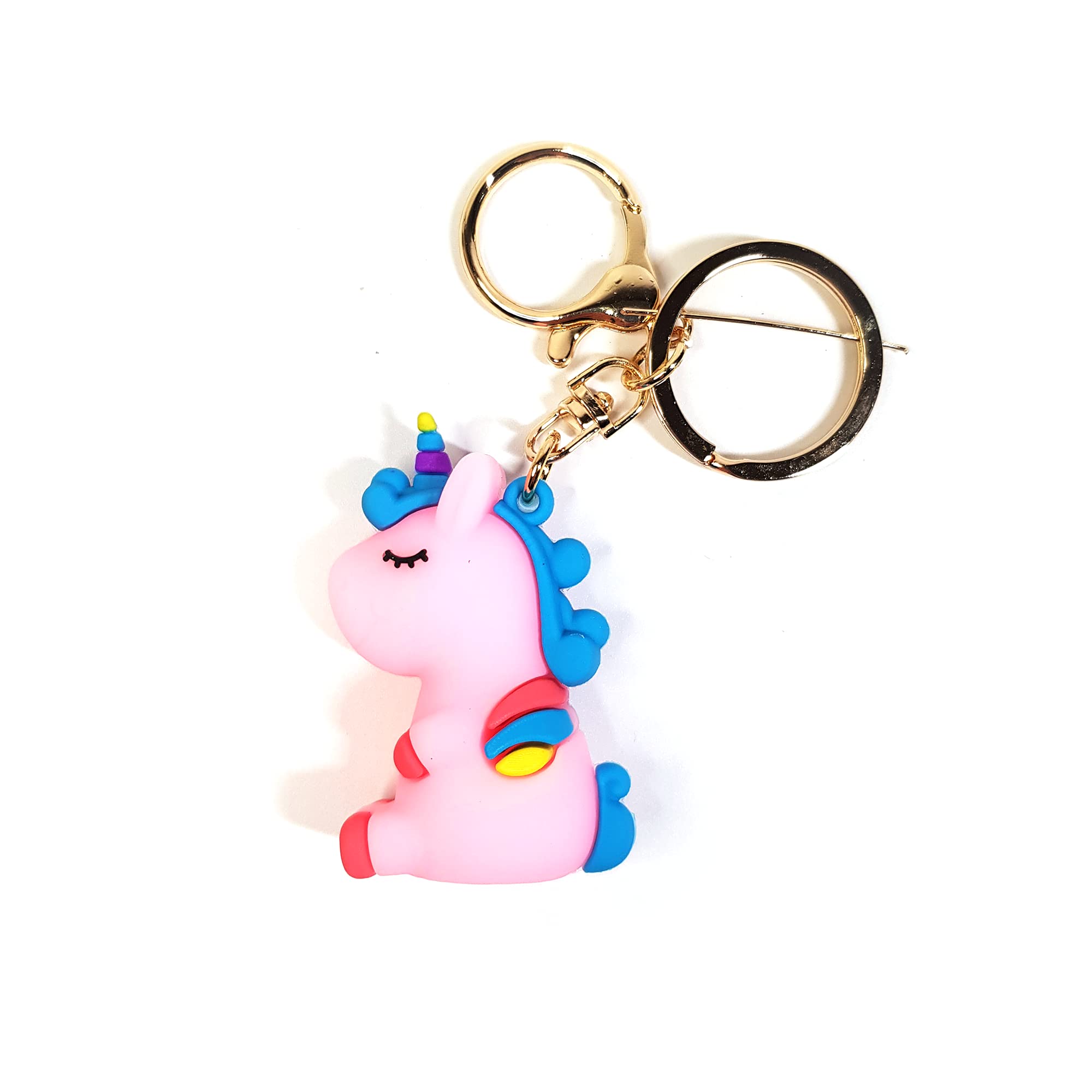 Magical Unicorn Keychains - Cute Key Ring Decor for Birthday Party Favors & Gifts | Perfect for Kids, Girls, Party Decorations & Backpack Accessories
