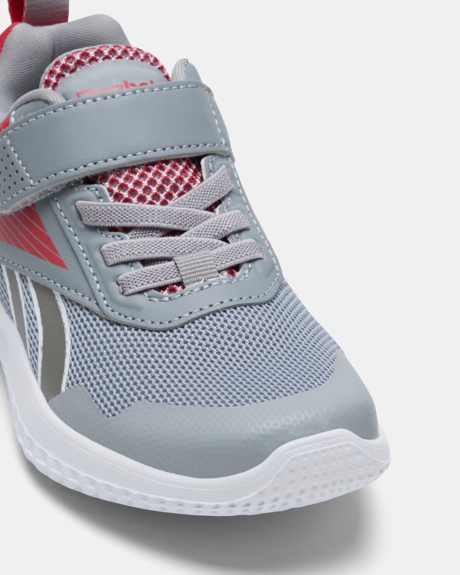 Reebok Rush Runner 5 ALT Running Shoes - Pure Grey/Vector Red/Pewter - Lightweight & Cushioned for Men & Women - Perfect for Jogging, Gym Workouts & Daily Wear