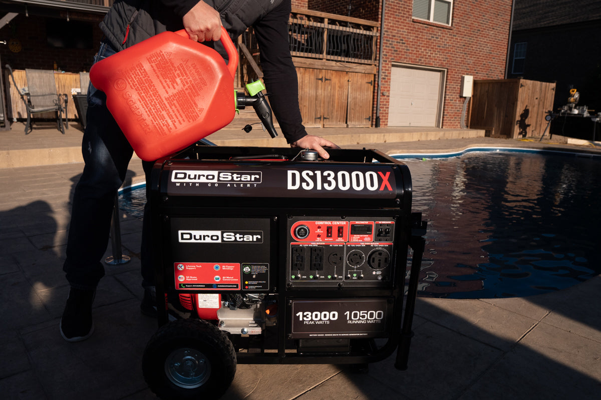 13,000 Watt Portable Gasoline Generator with CO Alert - Reliable Backup Power for Home, Camping & Emergency Use
