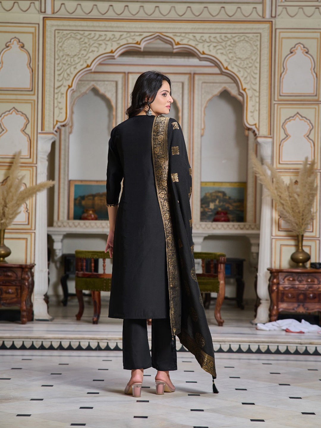 Stylish Black Designer Pant Suit for Women - Premium Wevon Design - Perfect for Business Meetings, Office Wear & Formal Events