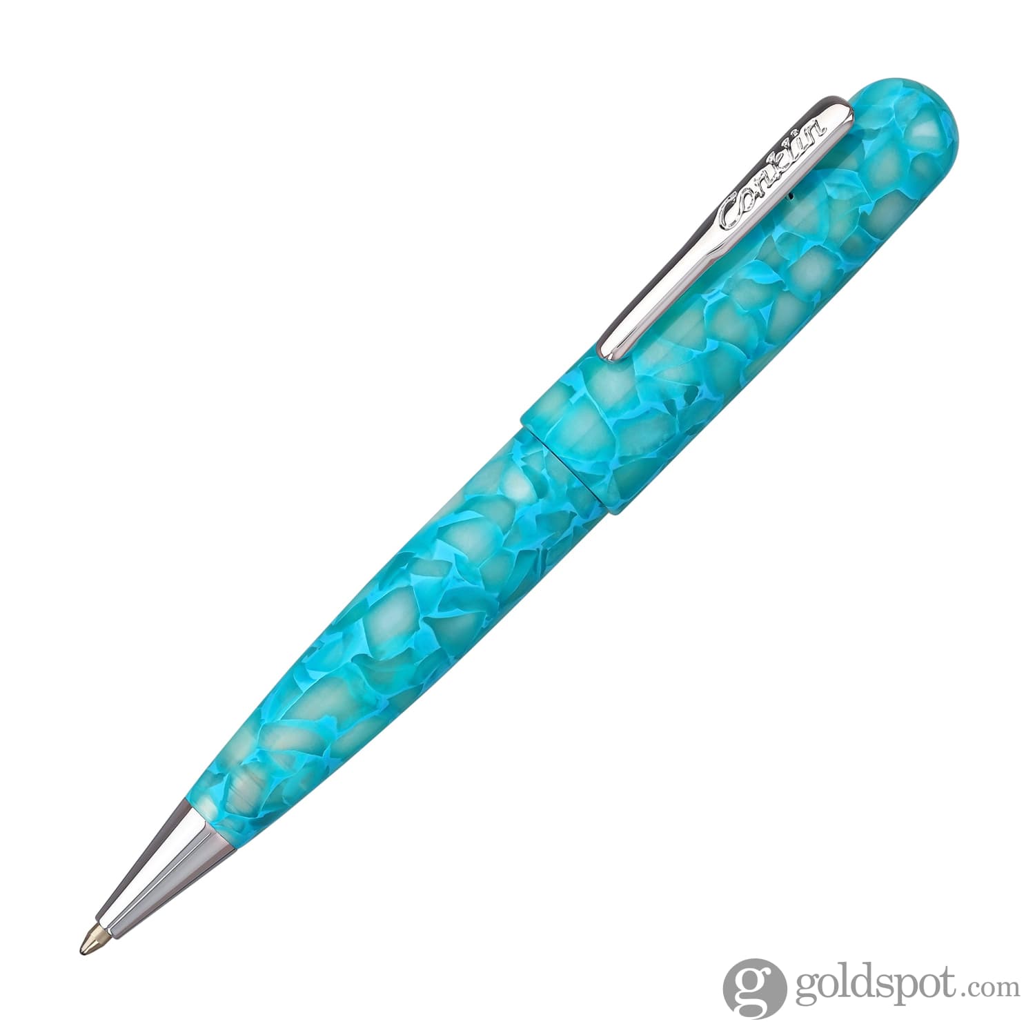 Conklin All American Ballpoint Pen - Premium Turquoise Serenity Writing Instrument for Office, School & Gift Giving | Smooth Writing Experience for Professionals & Students