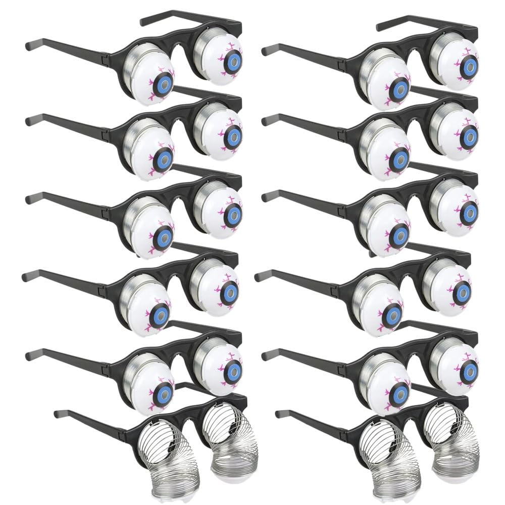 Funny Goofy Droopy Eyes Novelty Glasses - Perfect for Costume Parties, Halloween, and Themed Events