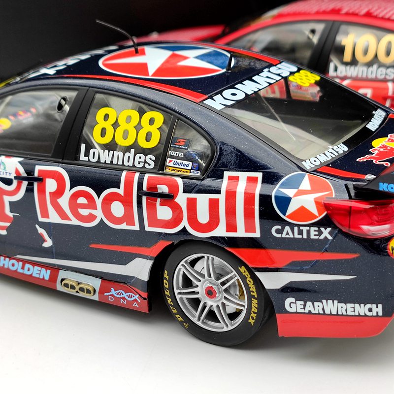 1:18 Scale Craig Lowndes 100 ATCC/V8 Supercar Race Wins Twin Set - Limited Edition Diecast Model Car Collection by Classic Carlectables (18599) - Perfect for Racing Fans, Collectors & Auto Enthusiasts - Great Gift for Birthdays, Holidays & Display in Home/Office
